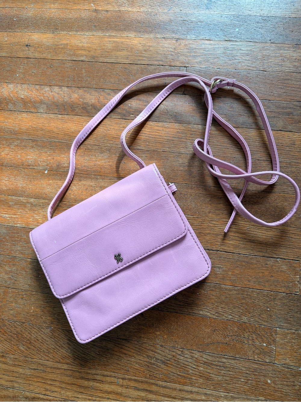 Light Pink /Lavender Hobo Crossbody Shoulder Bag - Small Women’s Purse